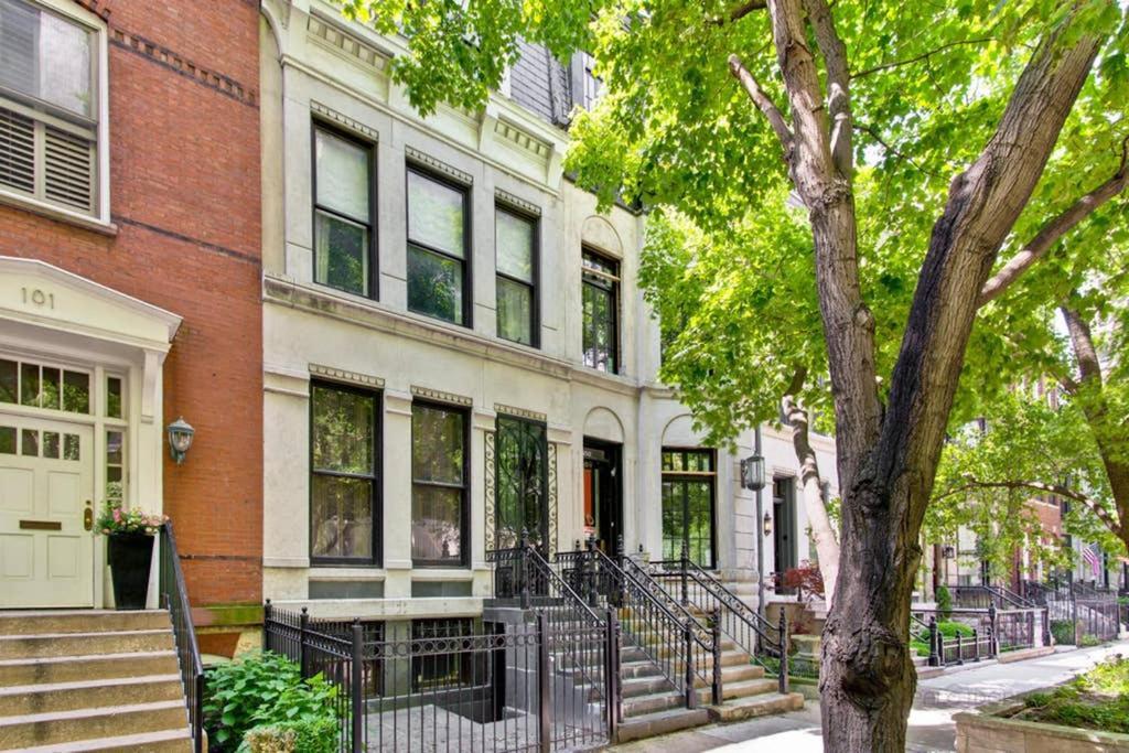 Historic Luxury Townhouse In Downtown Chicago Villa Luaran gambar