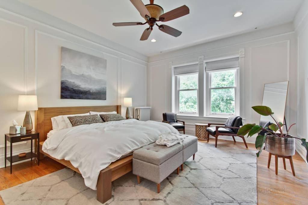 Historic Luxury Townhouse In Downtown Chicago Villa Luaran gambar