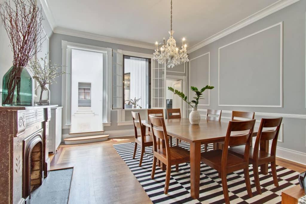 Historic Luxury Townhouse In Downtown Chicago Villa Luaran gambar