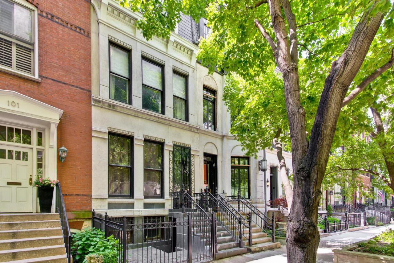Historic Luxury Townhouse In Downtown Chicago Villa Luaran gambar
